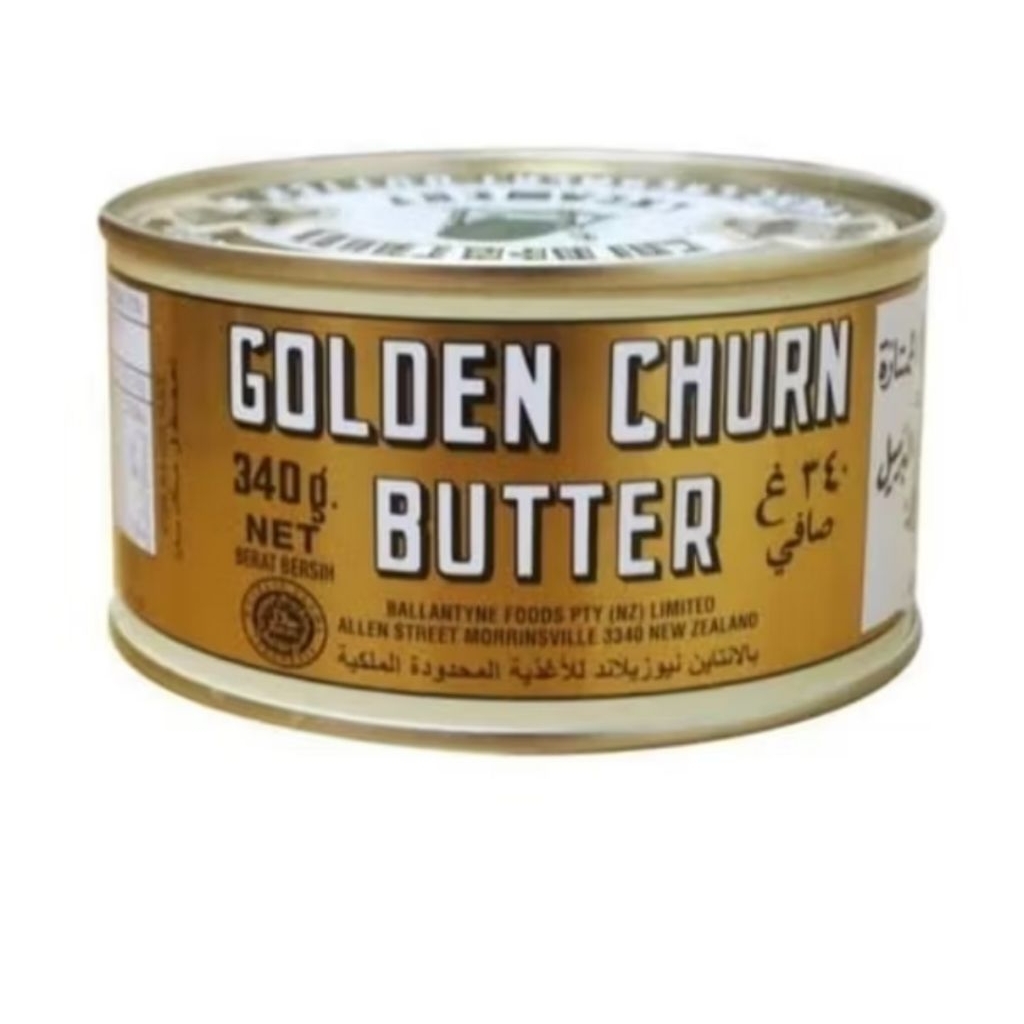 

golden churn butter canned 340g