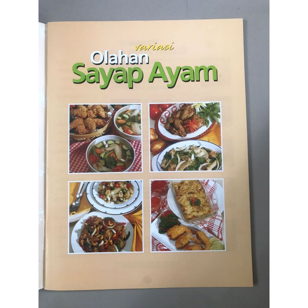 BUKU RESEP GRAMEDIA - OLAHAN AYAP AYAM – PRELOVED