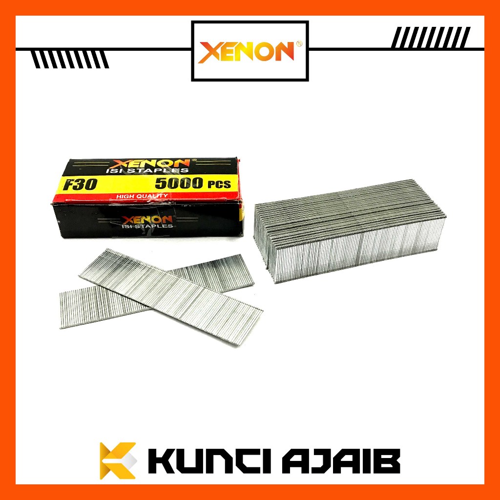

XENON Isi Paku Tembak F30 - Refill Air Nailer Staples Stapler Finish Nail F 30