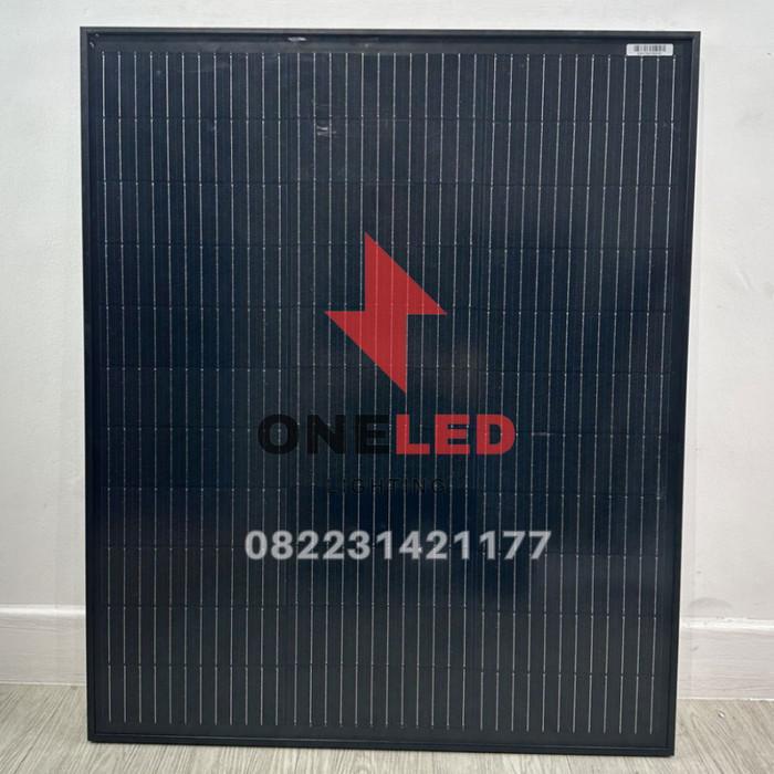 Solar Panel / Panel Surya / Solarcell Tenaga Surya PJUTS Monocrystaline Solana 12V 100Wp Black