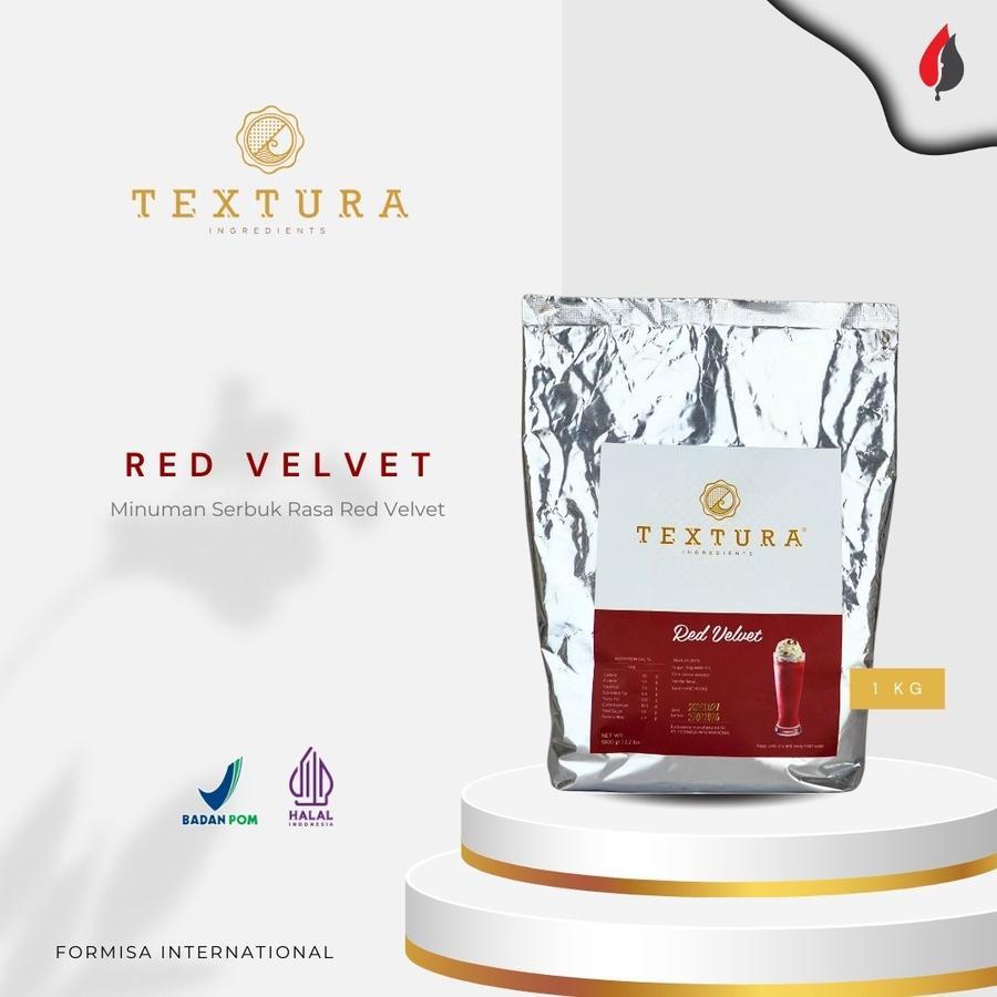 

Textura Red Velvet Powder / Powder Drink / Bubuk Minuman / HORECA / 1 Kg