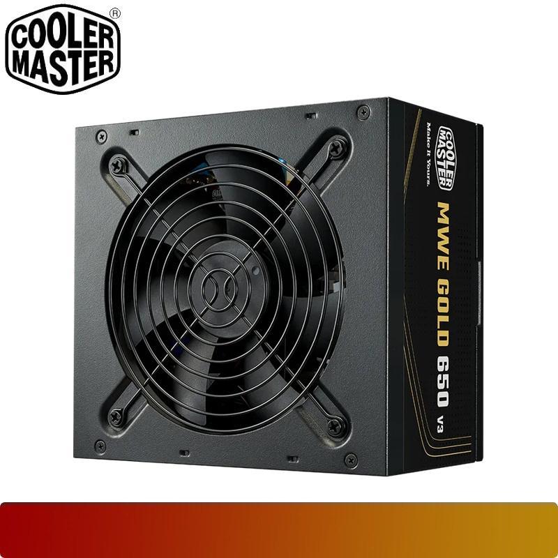 Power Supply Cooler Master MWE 650 V3 80+ GOLD PSU CoolerMaster 650 Watt