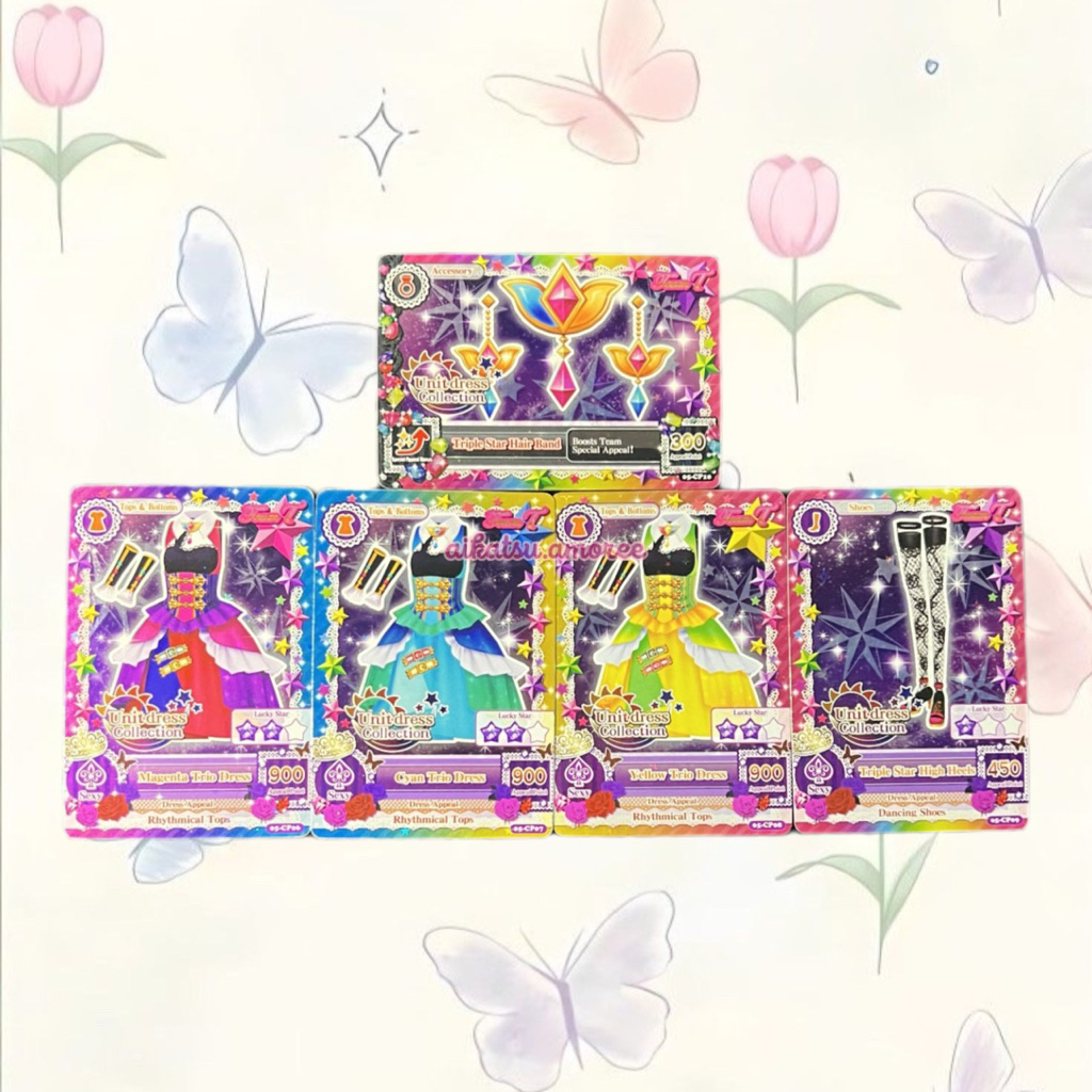 Aikatsu CP Unit Dress Collection Team T TRISTAR Set