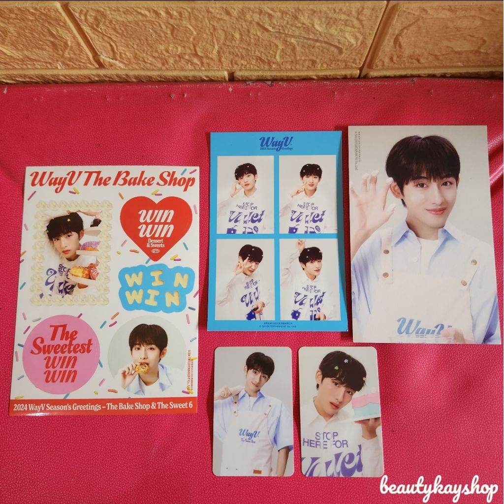 SALE Official Photocard Set Winwin Wayv SG 2024