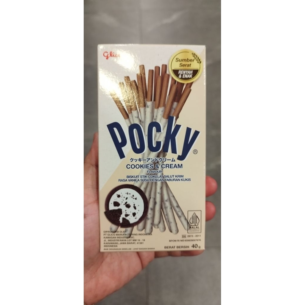 

Biskuit Pocky Rasa Cookies Dan Cream