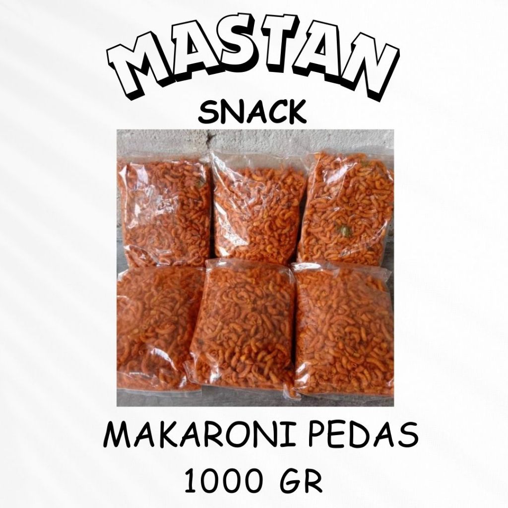 

[1kg] Cemilan Makaroni Cikruh Balado Pedas Renyah