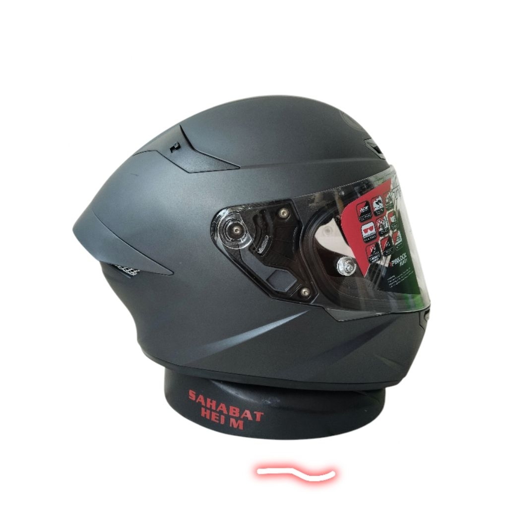 KYT TT COURSE ABU DOFF SIZE L BEKAS