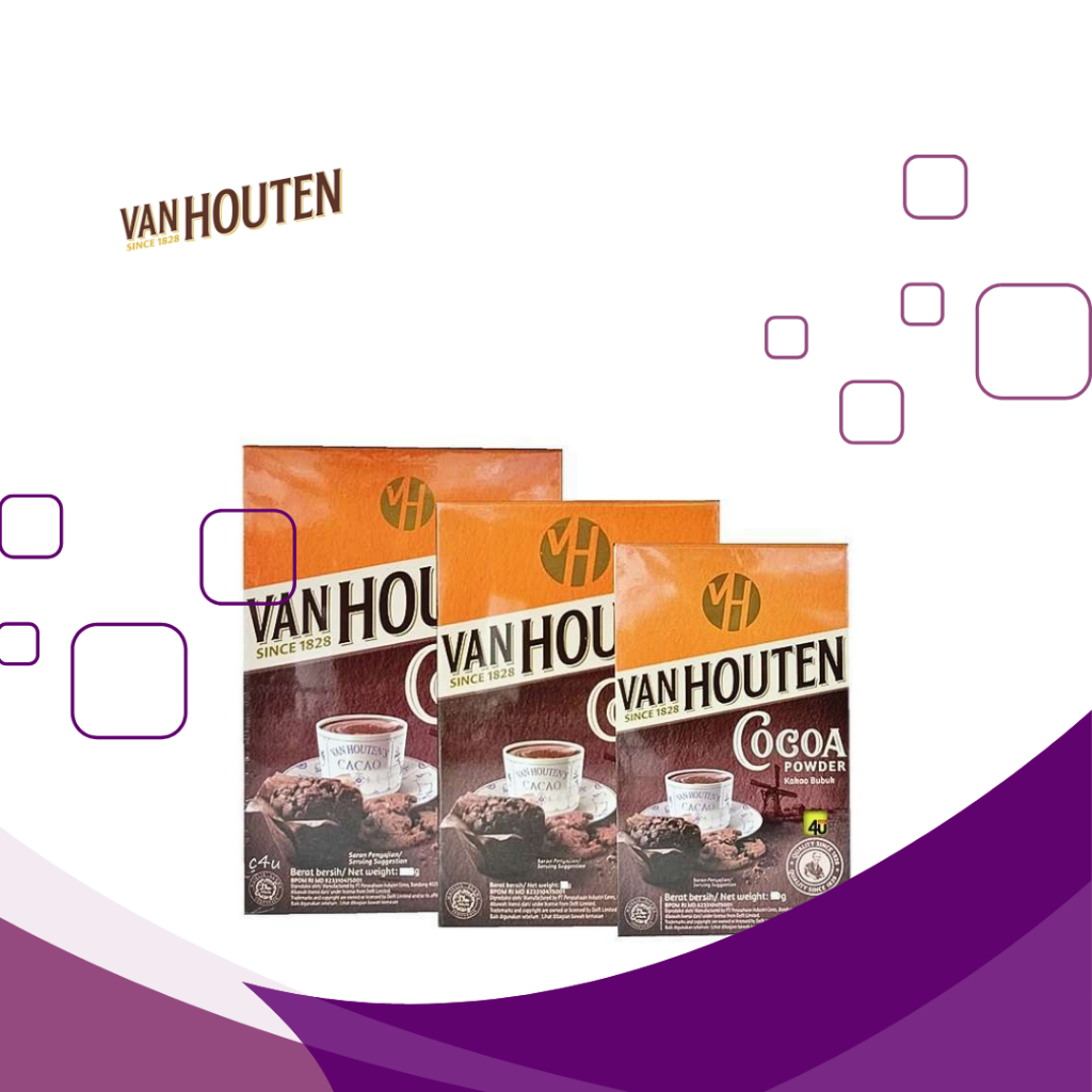 

Bubuk Coklat Van Houten - Van Houten Cocoa Powder