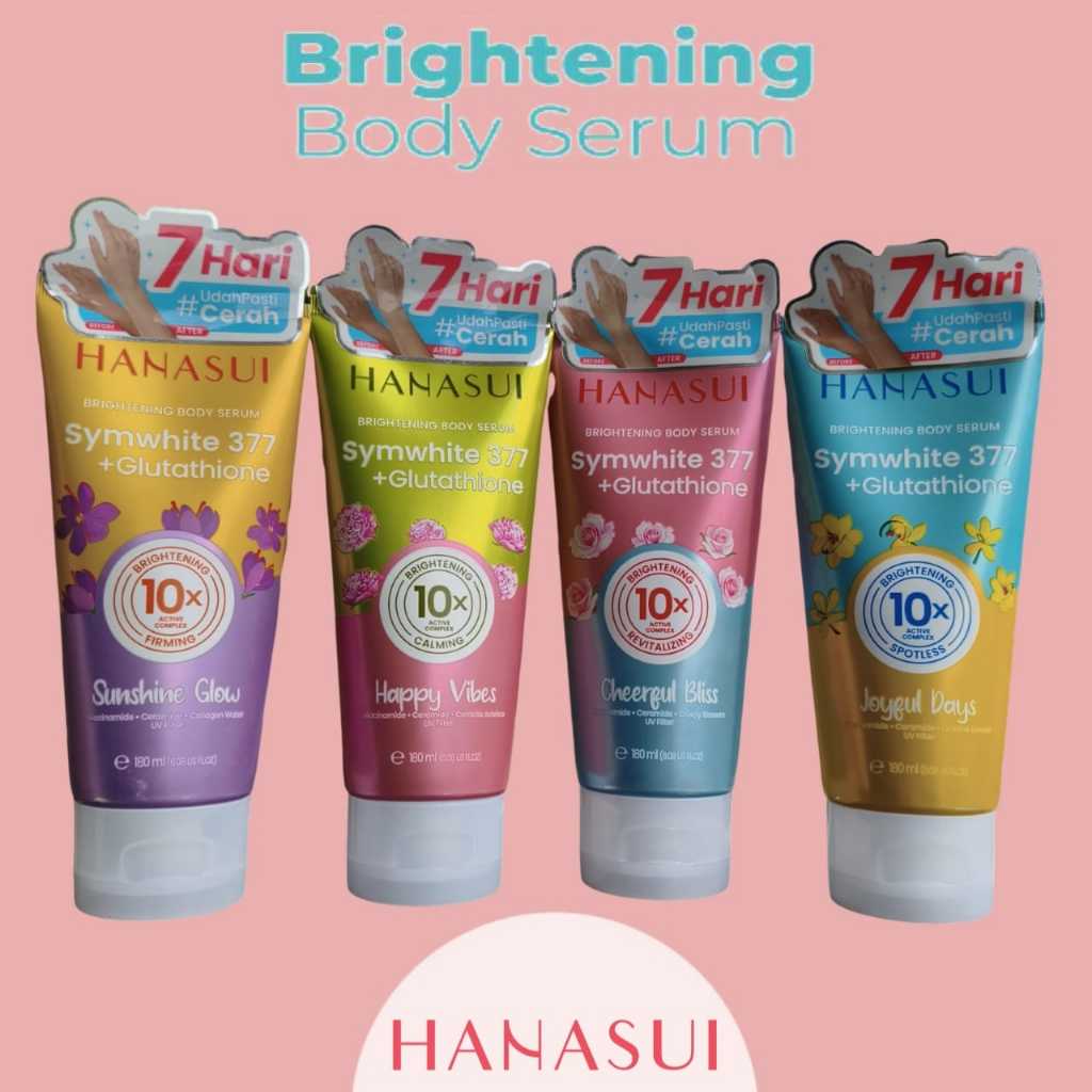 HANASUI BODY SERUM 4 VARIAN Hanasui Brightening Body Serum Brightening Body Serum Symwhite