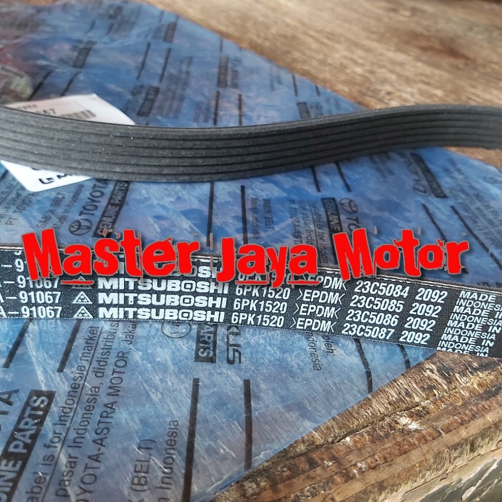 Fan belt / Tali Kipas Grand New Avanza Dual VVTI / New Xenia 2016 - 2021 / Daihatsu New Terios / New