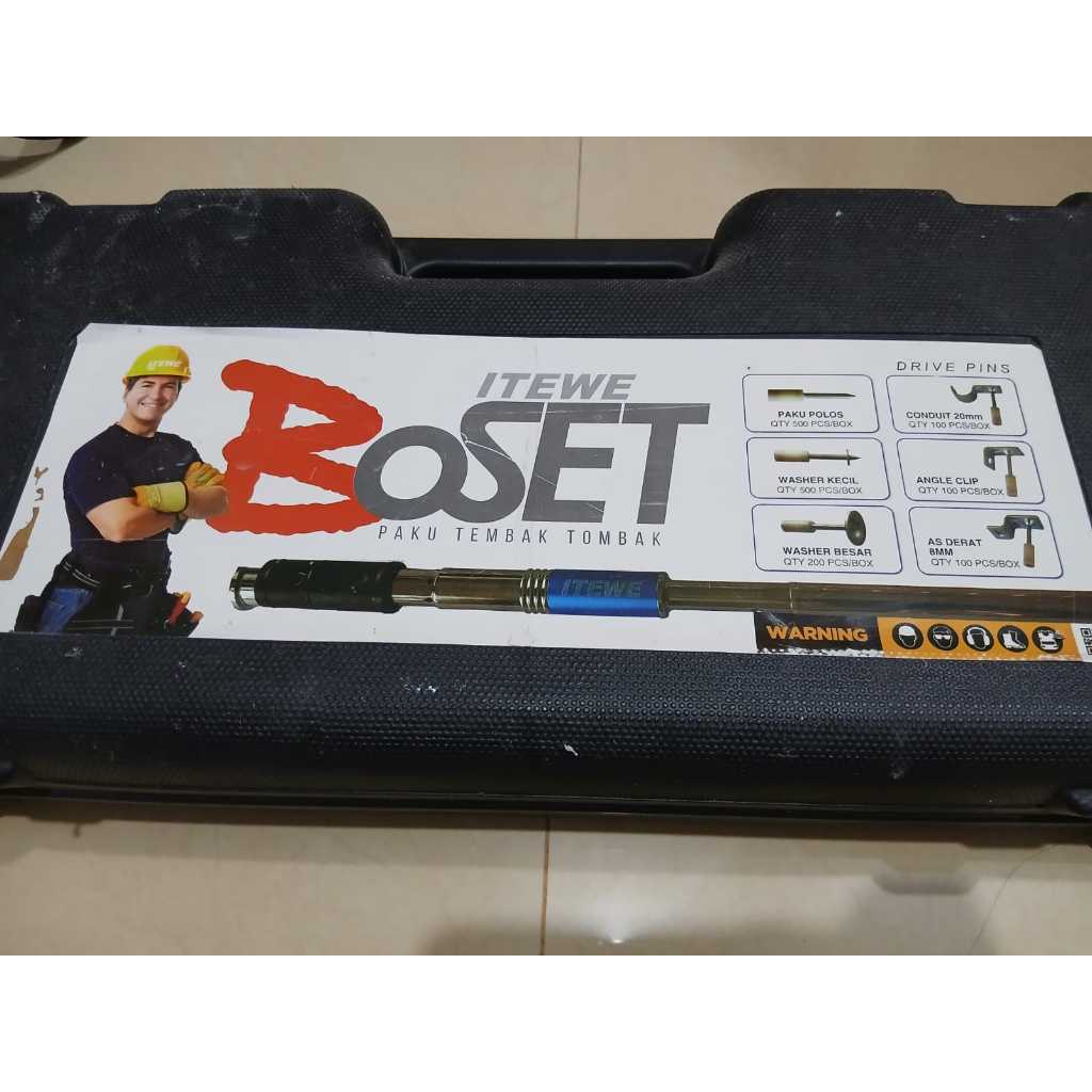 PRELOVED/BEKAS PAKAI RAMSET / BoSET Tombak Tool (Hardcase)+ Extentsion Pole