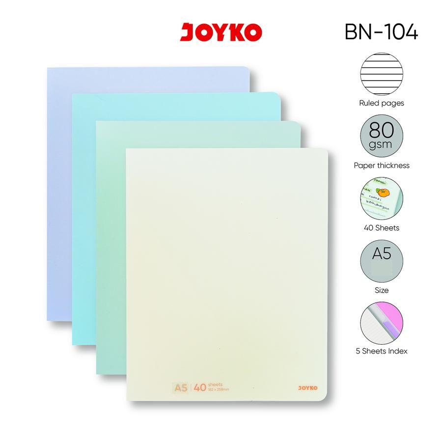 

Binder Note Ring File / Buku Binder Joyko BN-104 A5