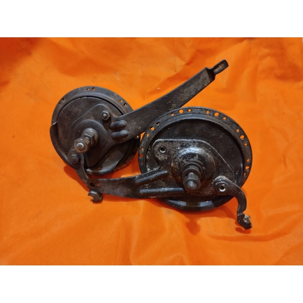 Tromol sepeda onthel tua The Mister depan belakang model unik jarang ada