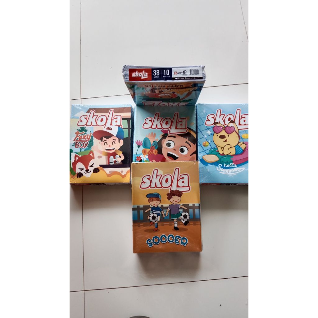 

Buku Tulis SKOLA 38 Lembar