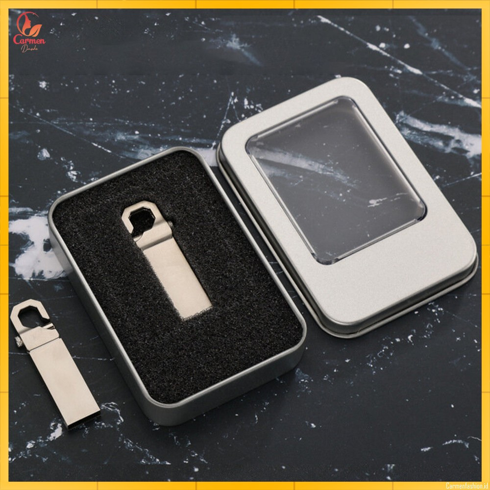 Tempat Usb Flash Disk Kotak Kaleng Penyimpanan USB Kotak Packing Flashdisk Souvenir Box CF C1192