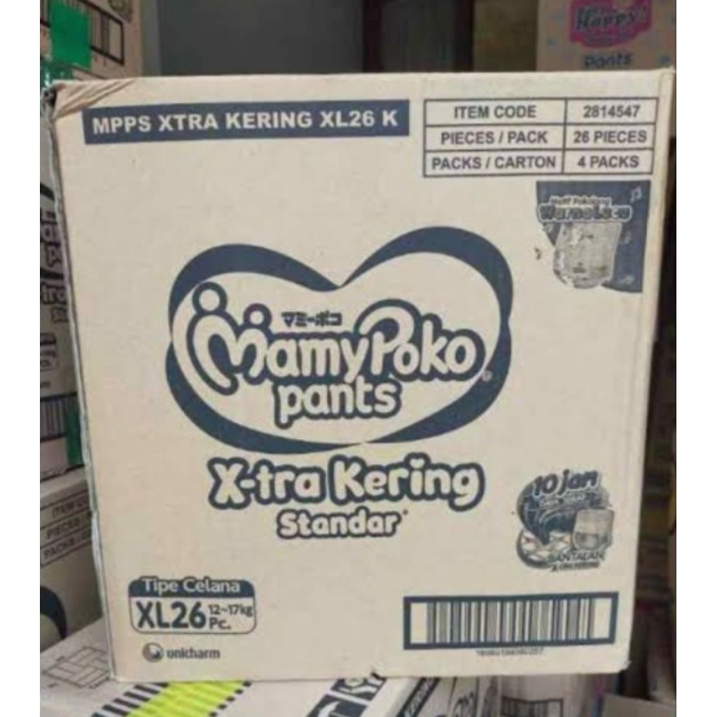 Mamypoko XL26 1 karton isi 4 bal