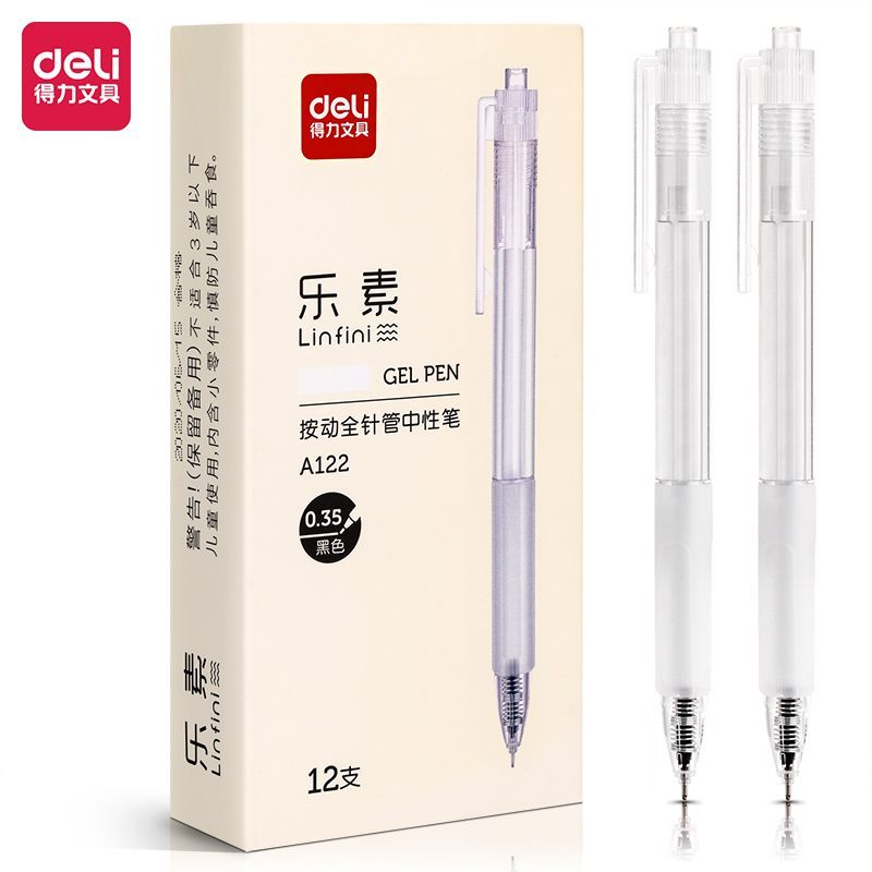 

Deli Gel Pen / Pulpen Gel 0.35 mm Nyaman Digenggam A122