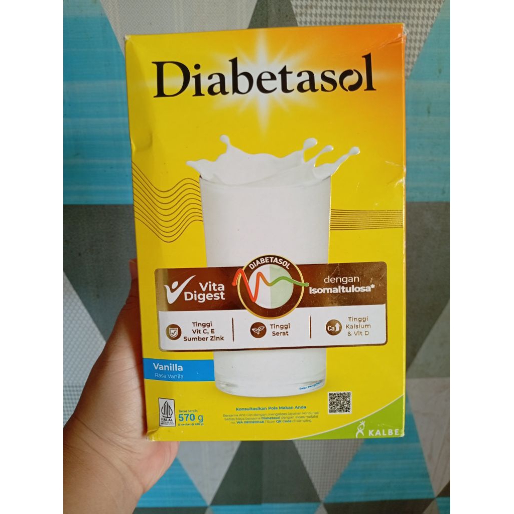 

Susu Diabetasol Vanilla 570g – Nutrisi Lengkap untuk Diabetes – Exp. Lama – Harga Hemat