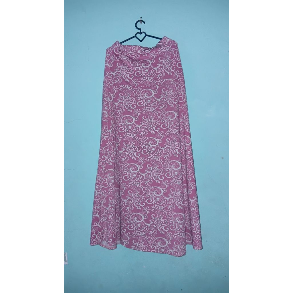 PRELOVED Rok Payung Batik Wanita Dewasa / Rok Panjang Motif Batik / Rok Muslimah