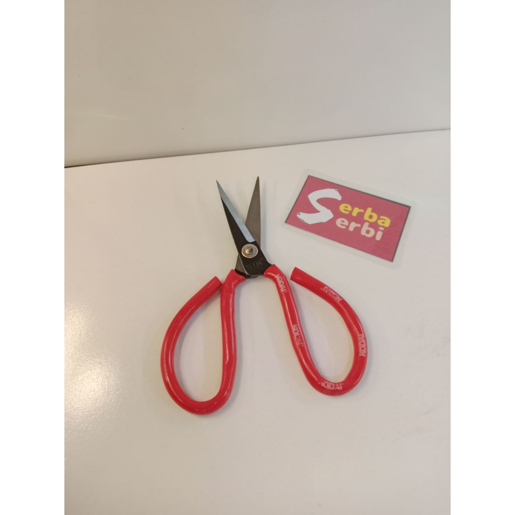 

-8" MERAH GUNTING KULIT-Gunting kulit kain serbaguna