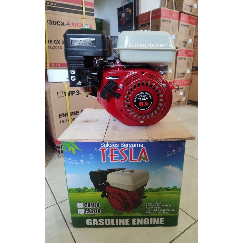 Engine / Mesin Penggerak Bensin Tesla CX-200 (6,5Pk)