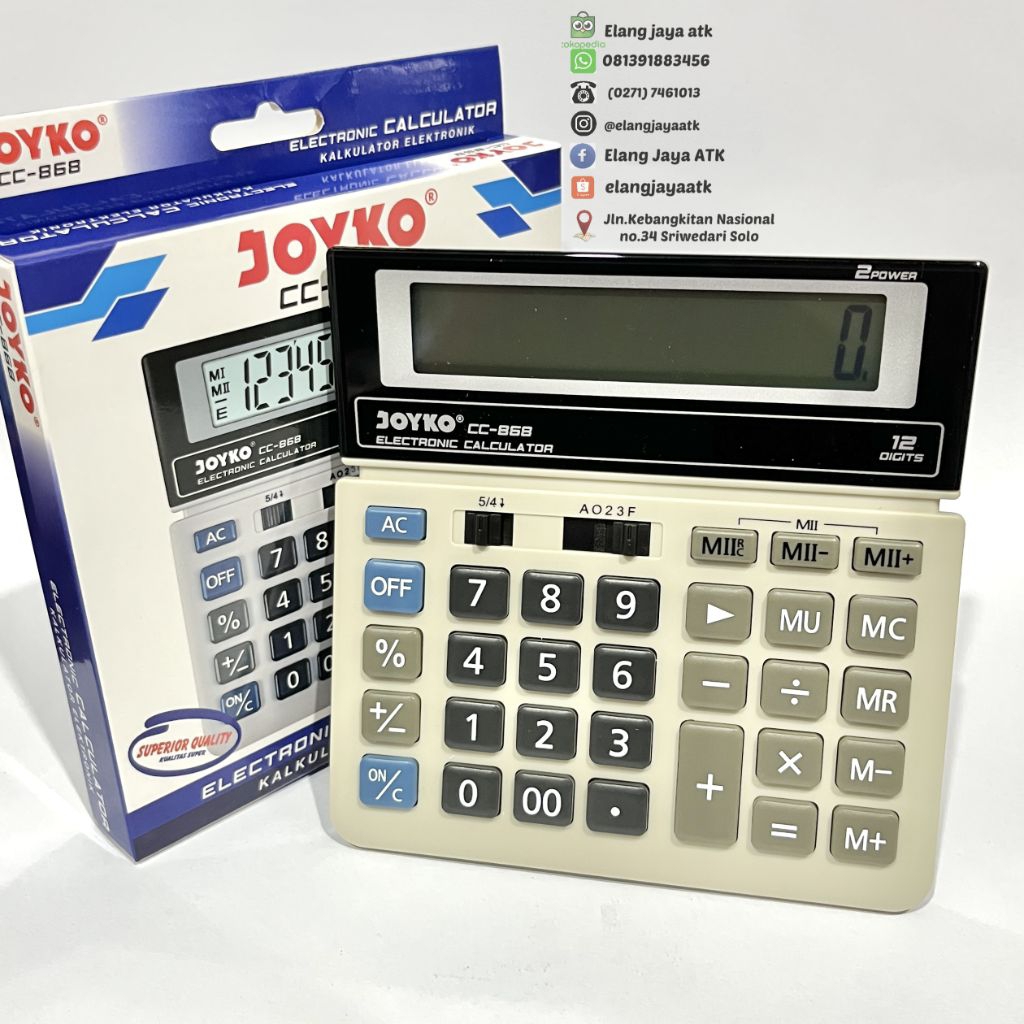 

KALKULATOR JOYKO CC 868.