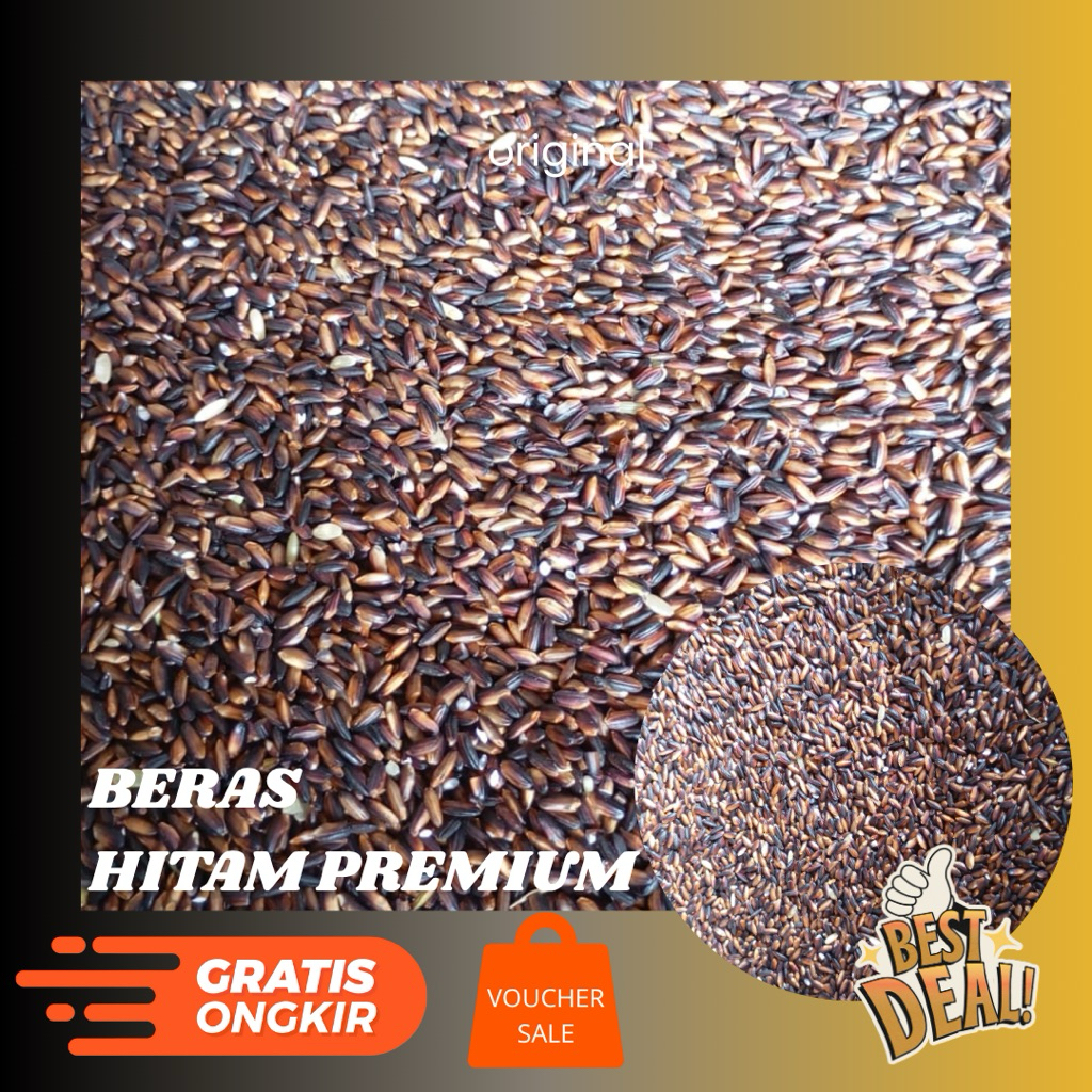 

BERAS HITAM PREMIUM 1Kg - BERAS BERMUTU