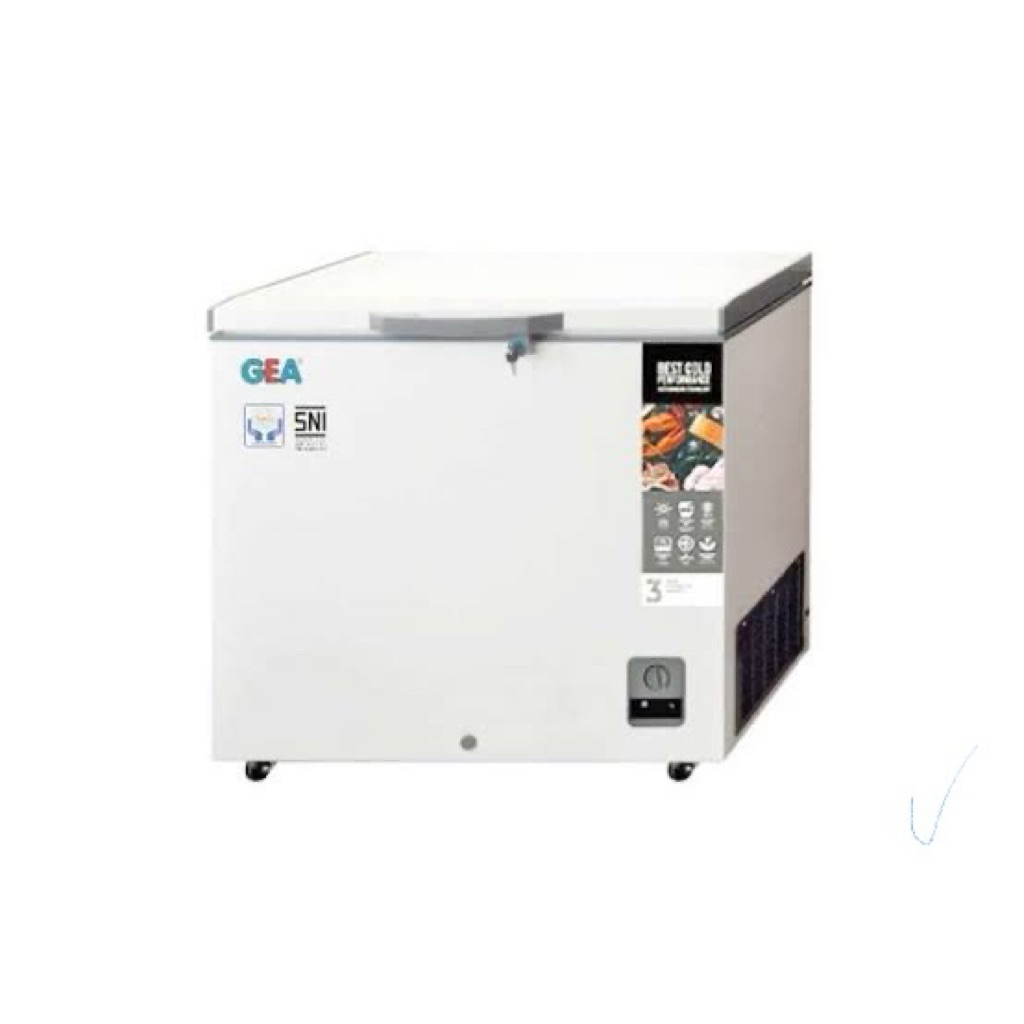 Box freezer gea 200l chest freezer gea 200 liter gea ab 208r