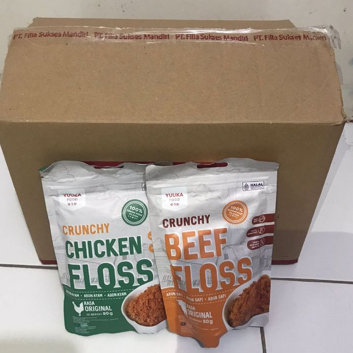 

Grosir Yuuka Food Crunchy Abon Sapi & Ayam 80gr