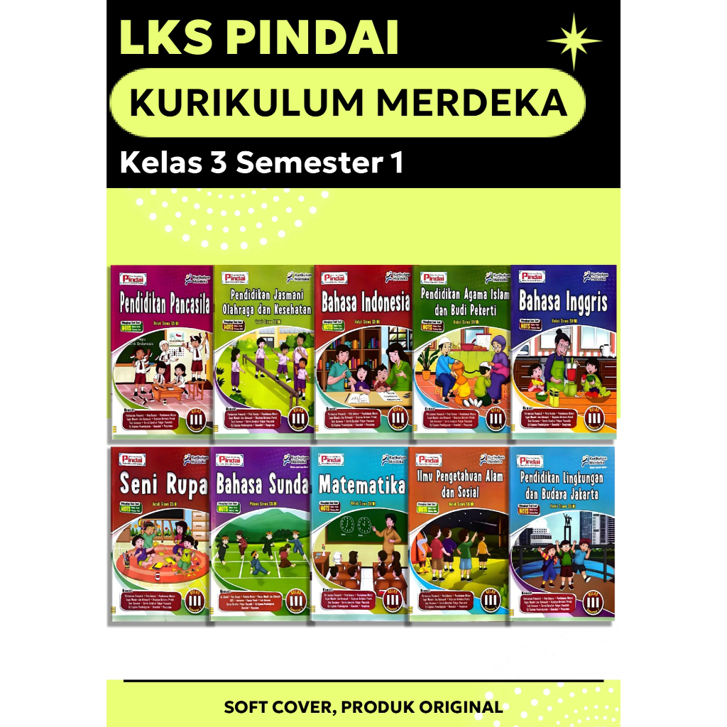 LKS Kelas 3 Semester 1 Kurikulum Merdeka (Arya Duta)