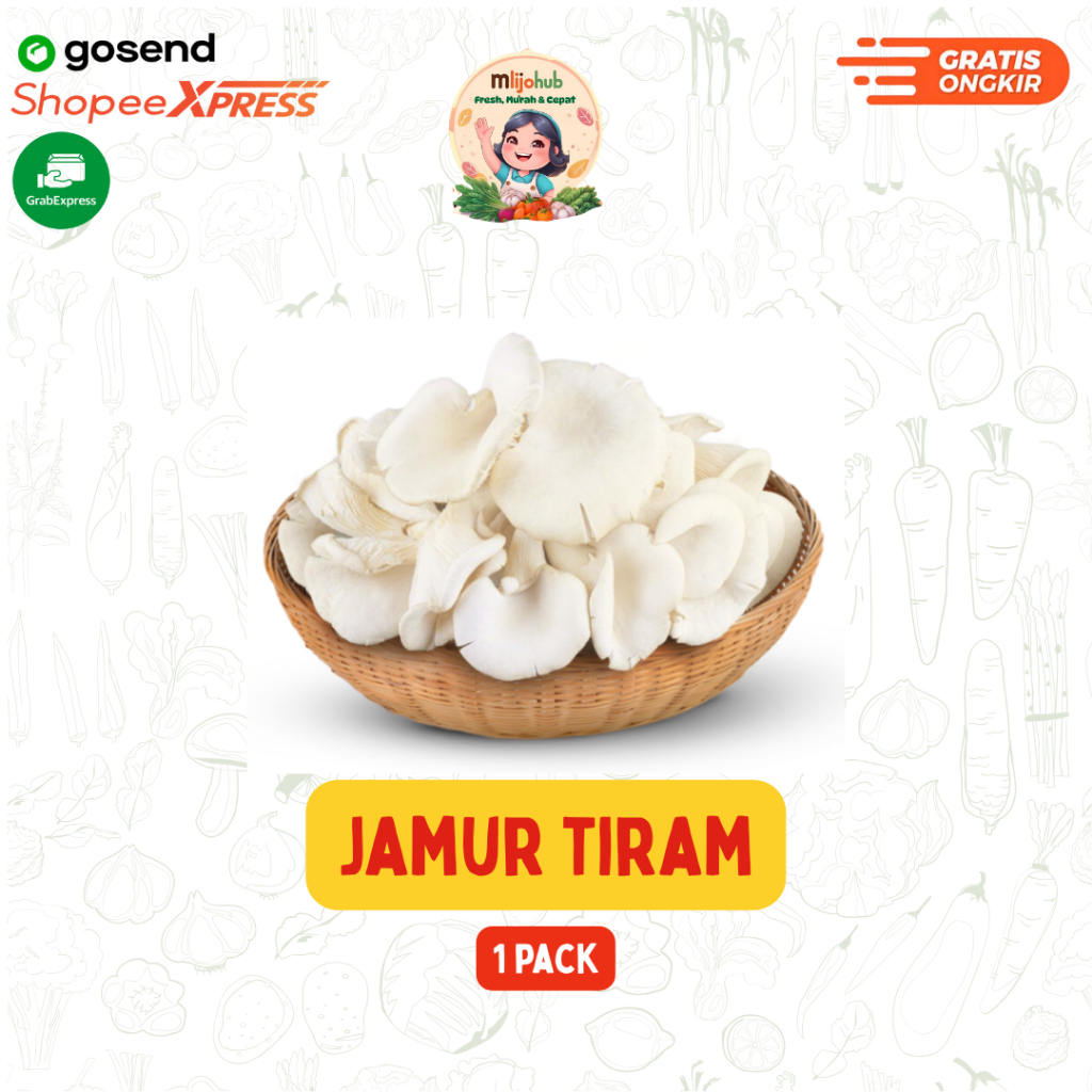 

Jamur Tiram - Pengiriman Instan - Fresh Mlijohub Malang