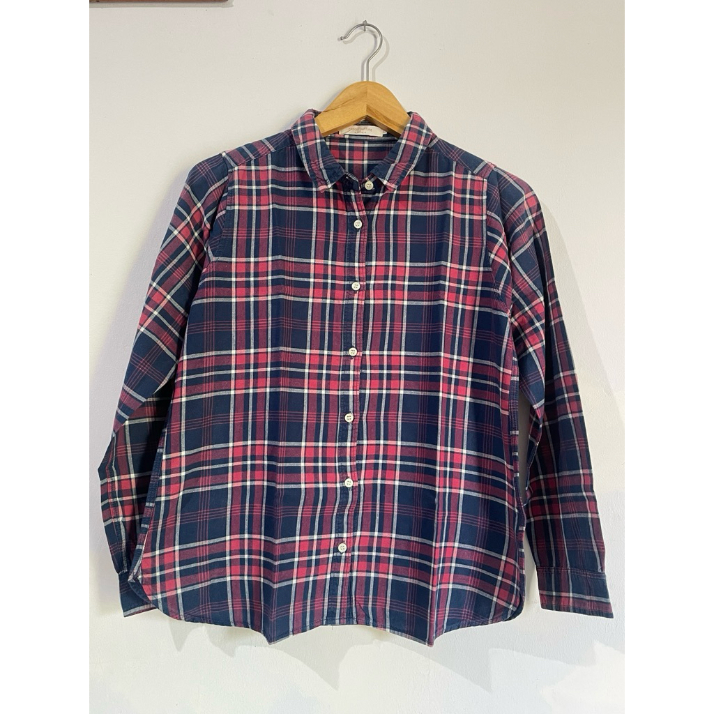 kemeja flanel wanita preloved