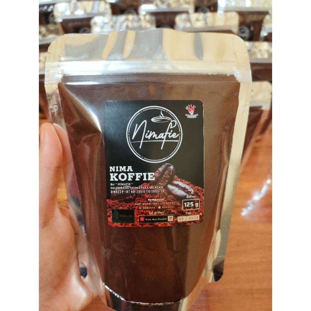 

Kopi Bubuk Robusta NIMAFIE | Khas Sumatera Selatan | Kopi Hitam MURNI 100%