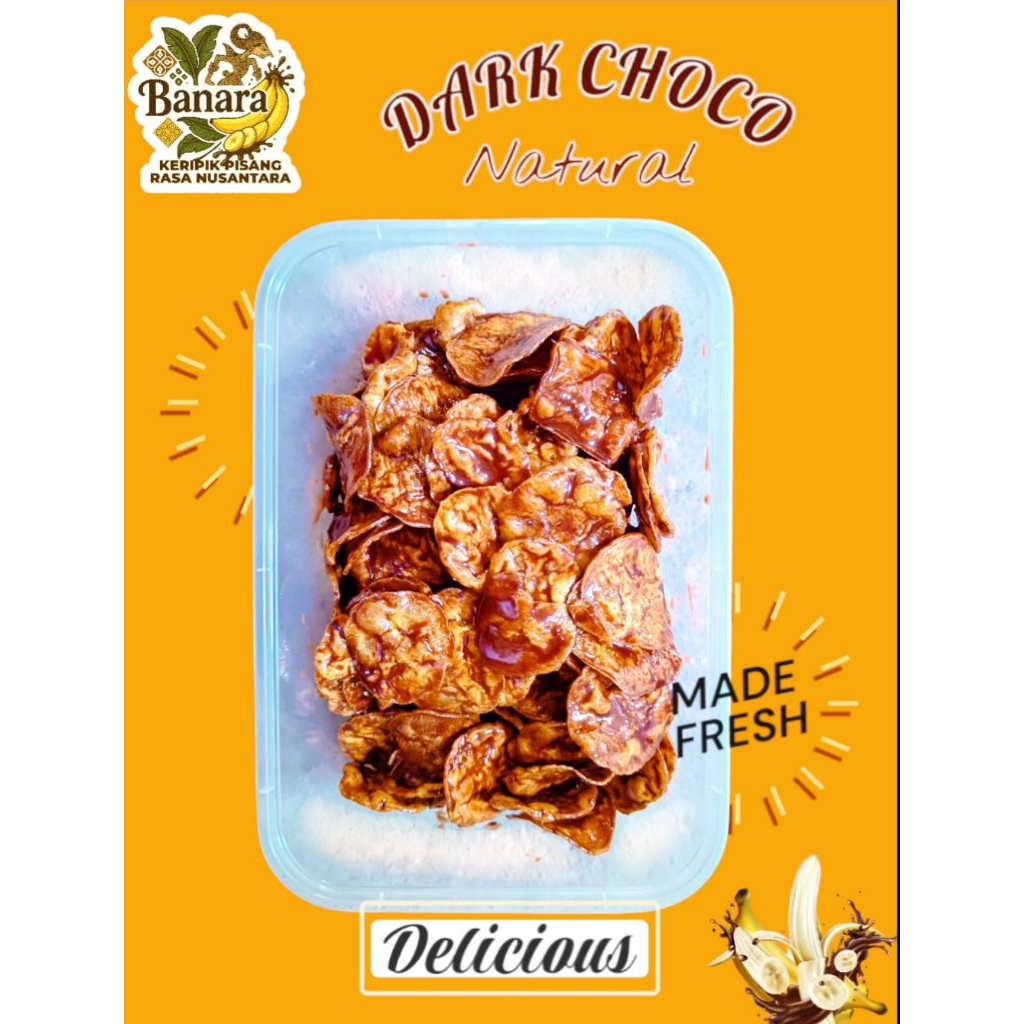 

Keripik Pisang Coklat Lumer 150gr