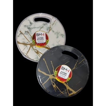 Talenan Bulat Motif Marmer Talenan Bulat Plastik Bmw Motif Marmer TAKASIMURA STORE