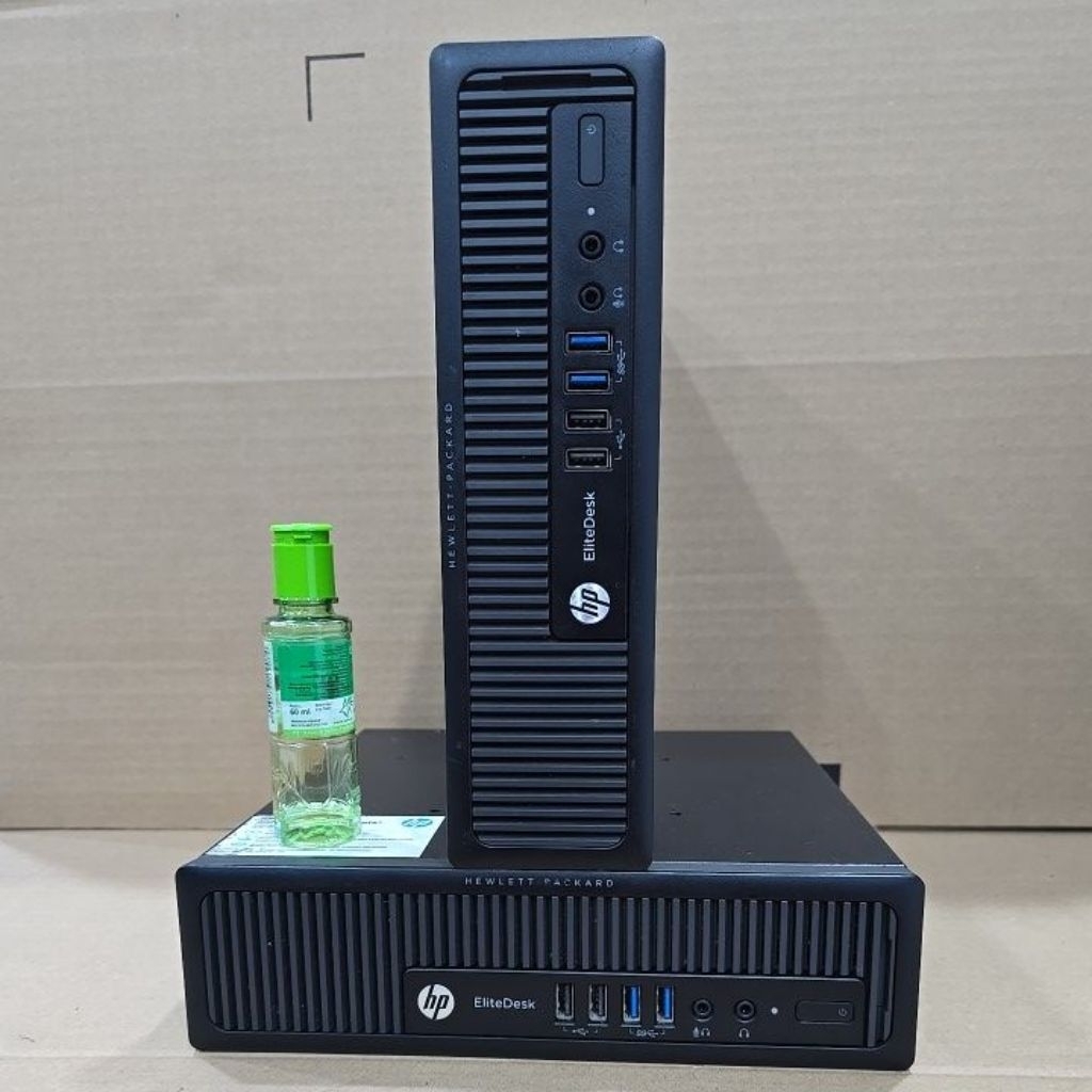 MINI PC HP ELITEDESK 800 G1 CORE I5 4570S MEMORY 8 GB HARDISK 320 GB SIAP PAKAI
