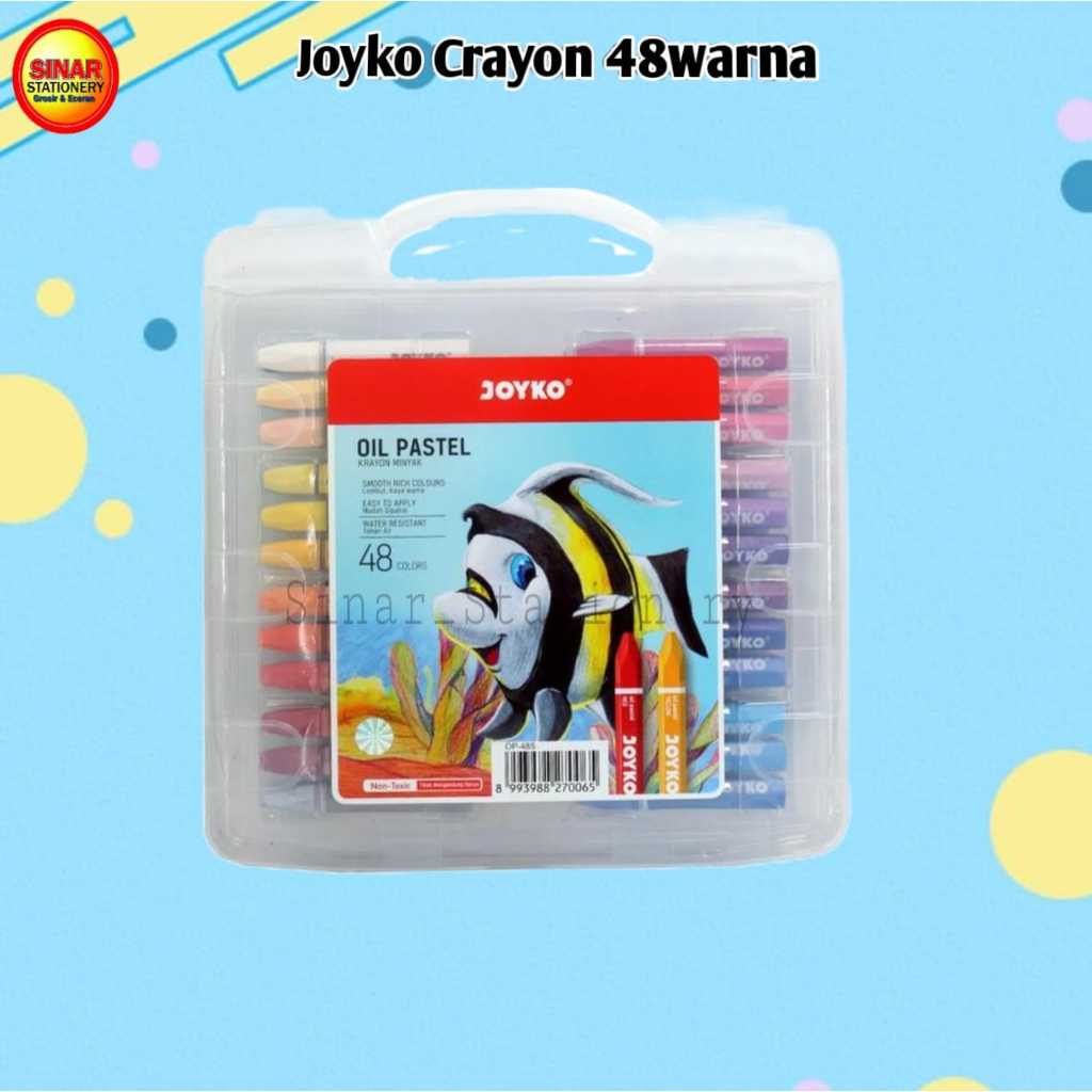 

JOYKO CRAYON OIL PASTEL 48 WARNA OP-48S