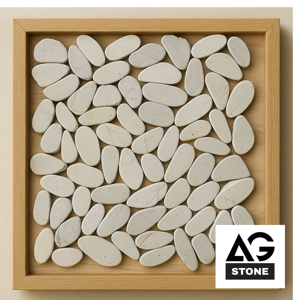 MOZAIK PEBBLE/ MOZAIK LANTAI/ MOZAIK DINDING/ MOSAIC BATU ALAM/ MOSAIC