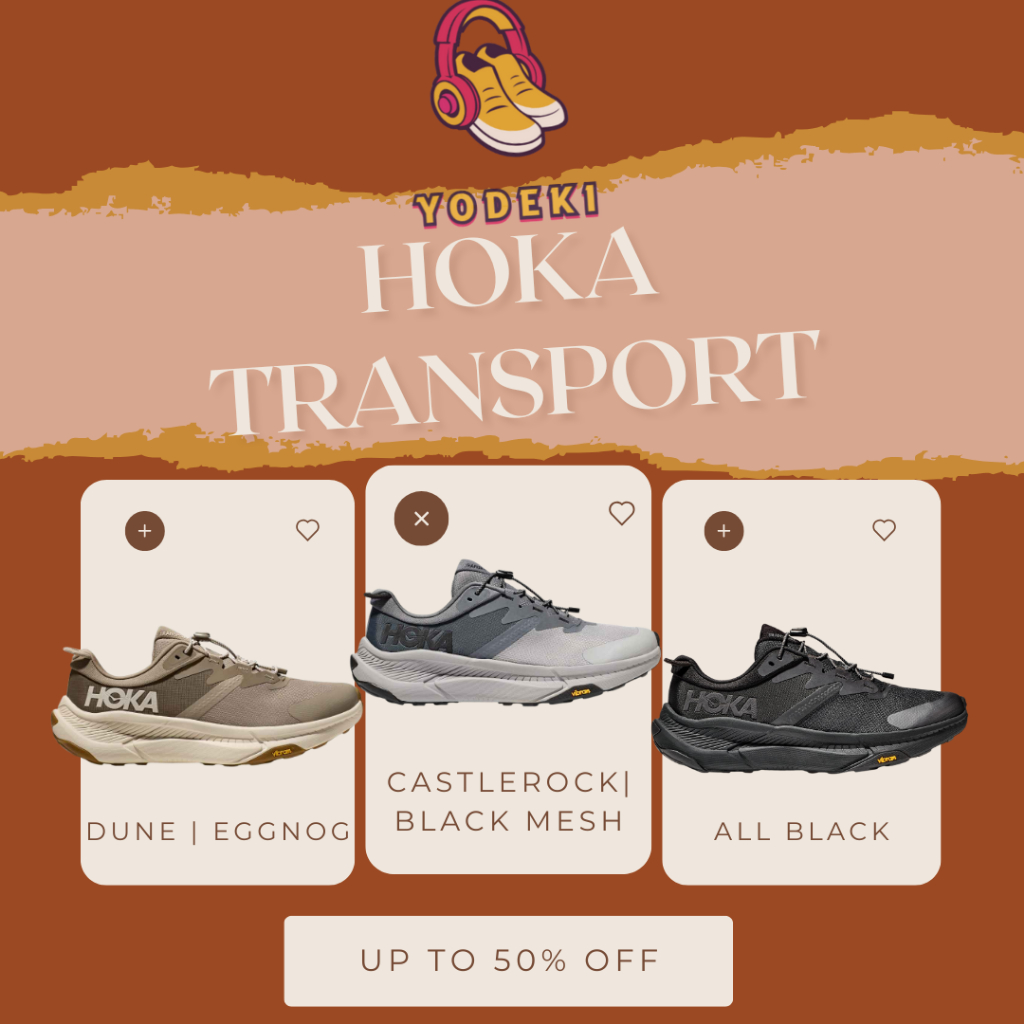 HOKA ONE ONE TRANSPORT MEN HIKING / WALKING SHOES