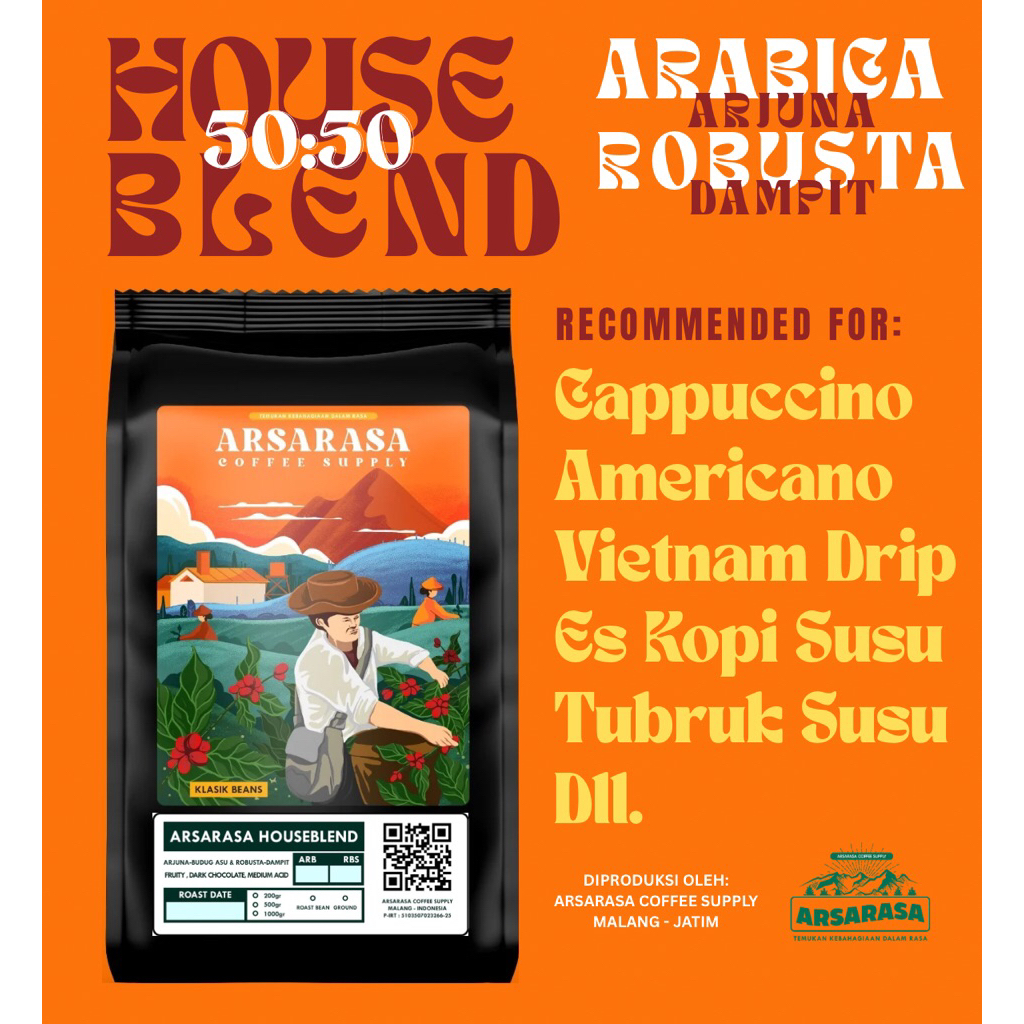 

HOUSEBLEND SIGNATURE | KOPI BUBUK ROBUSTA:ARABIKA