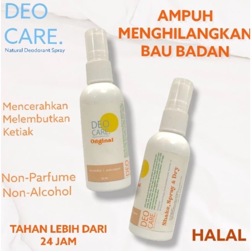 Deodorant Spray Tawas DEOCARE Penghilang Bau Badan