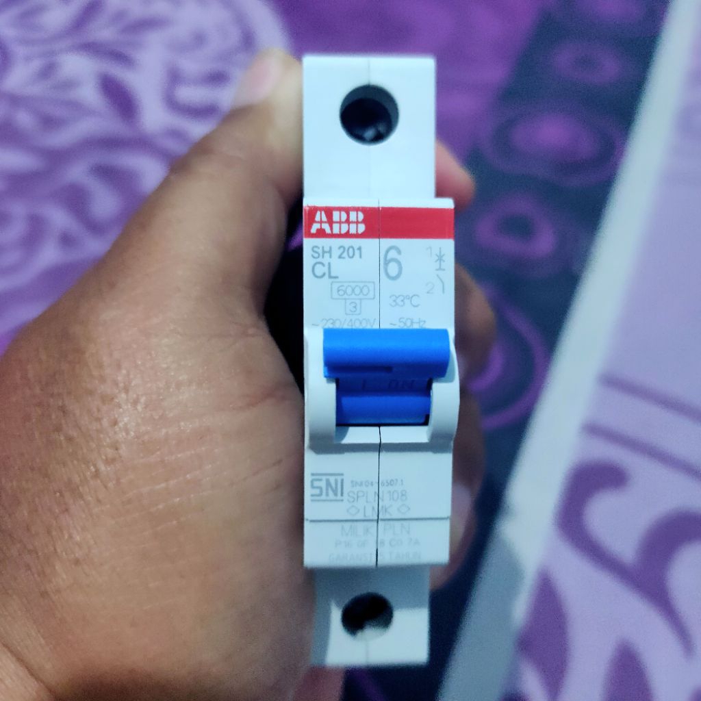 MCB ABB 6a original standart pln