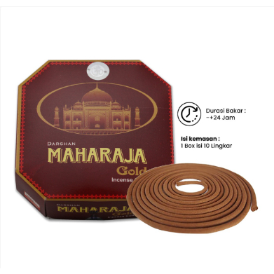 Dupa Hio Lingkar Maharaja Gold Darshan isi 10 pcs
