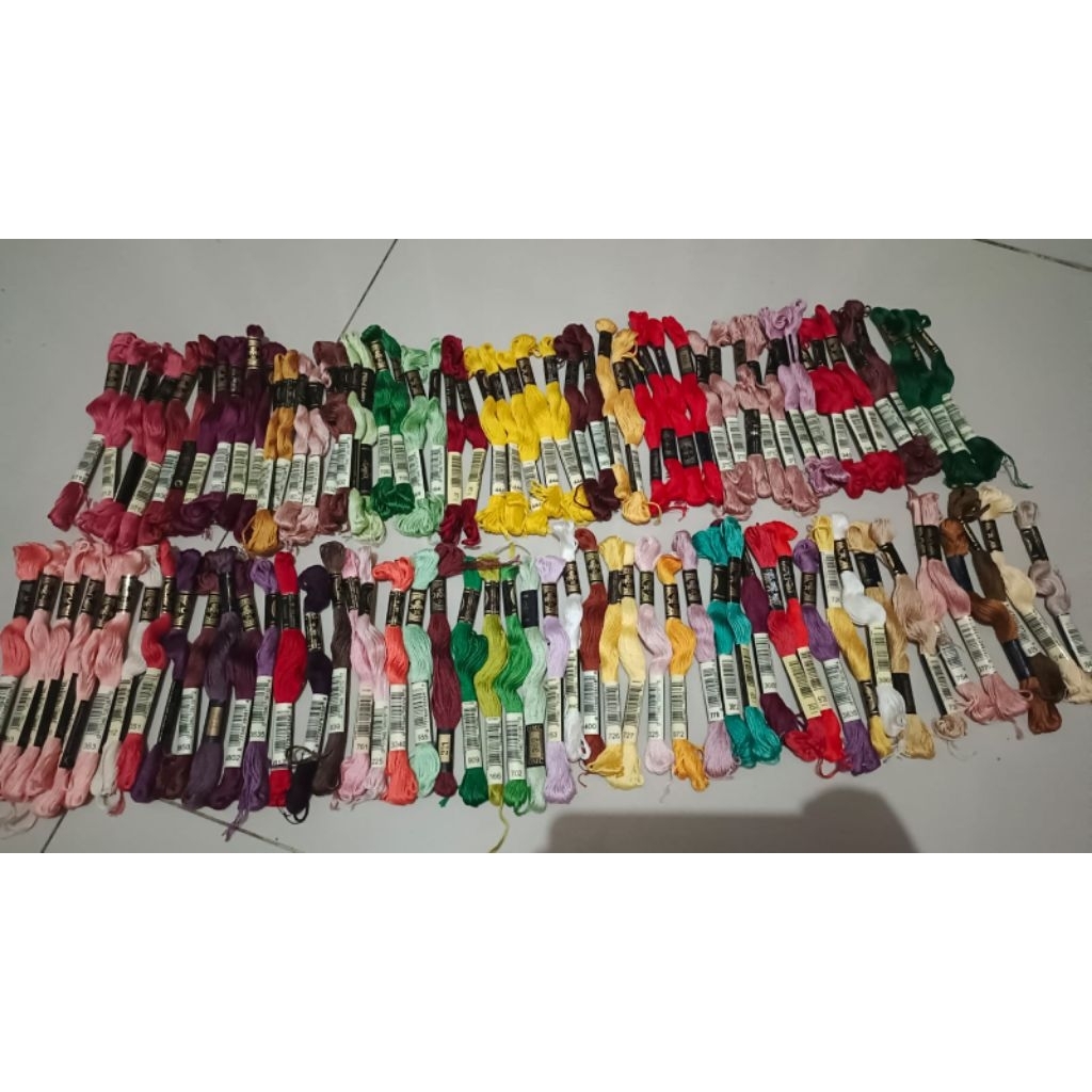 Benang DMC Art 117 Sulam Kristik/Cross Stitch/Strimin/Sulam Benang