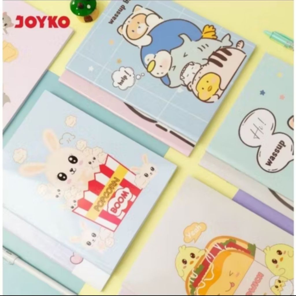 

BUKU TULIS JOYKO 58 LEMBAR ISI 1 PAK (10BUKU)
