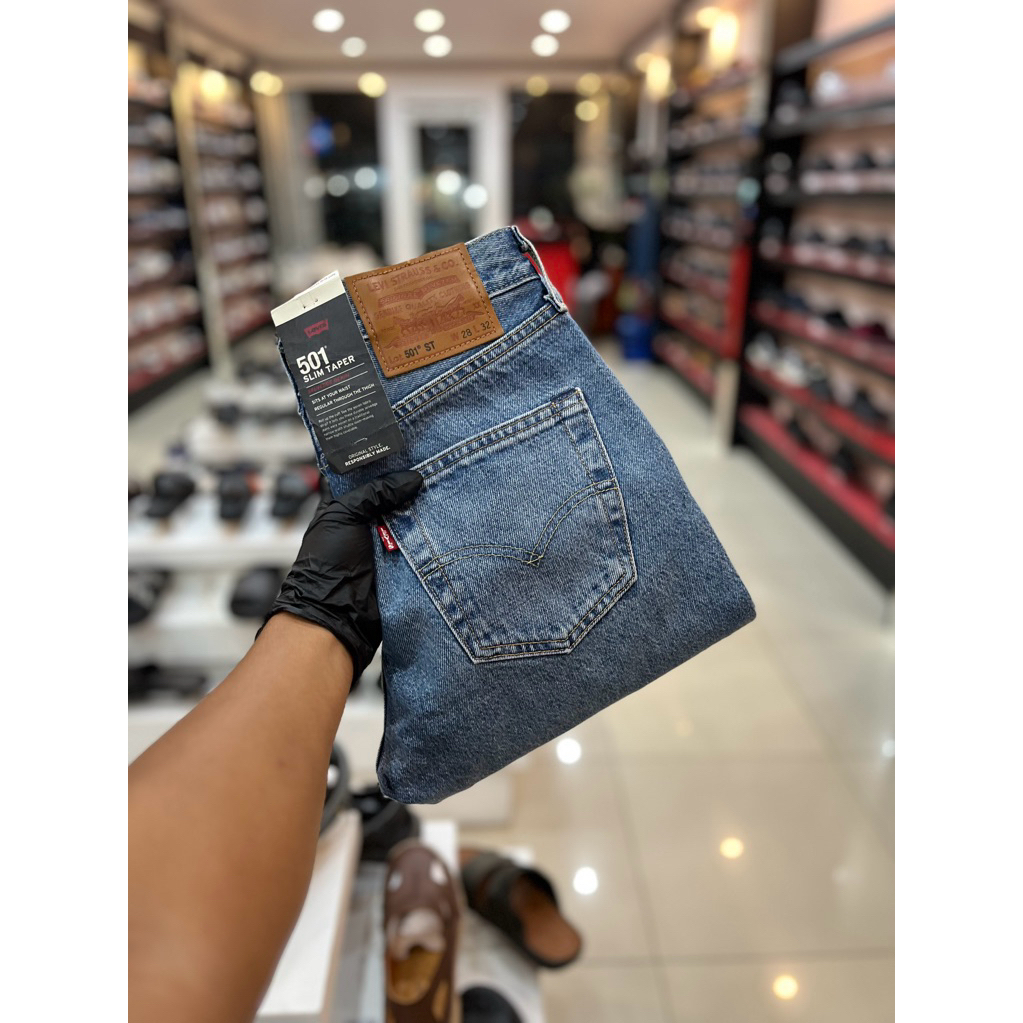 Celana Jeans Levis 501 ST Selvedge Denim Med Blue ( 28894 - 0254 )