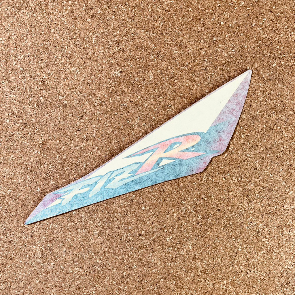 STRIPING STICKER F1ZR FIZR SAYAP LUAR KIRI 2001 2002 MERAH ORIGINAL