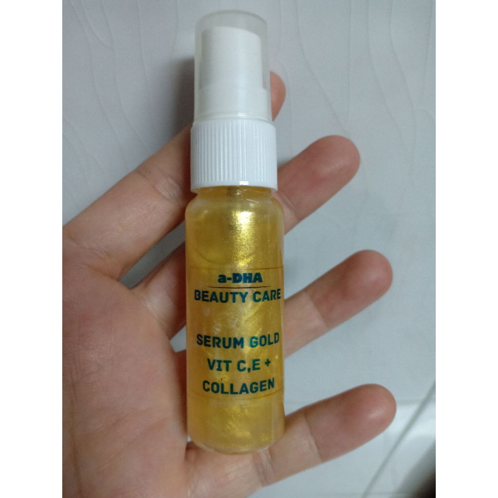 SERUM GOLD ANTI AGING BPOM RESMI KUALITAS BAGUS  SERUM BAGUS INI / SERUM GOLD ADHA / SERUM GOLD ADHA