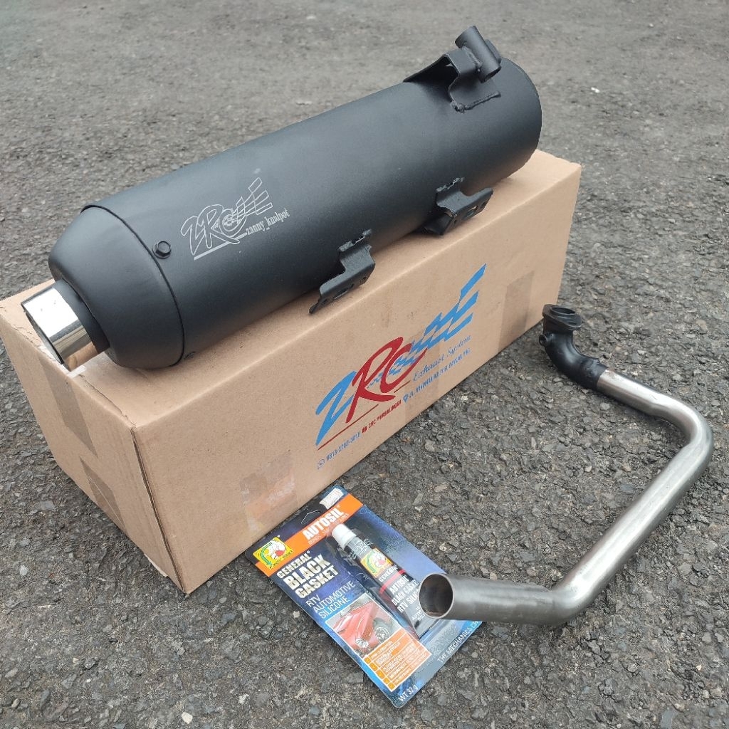 Knalpot ZRC Vario 125 / 150 Led Old New Copy Cms By ZRC