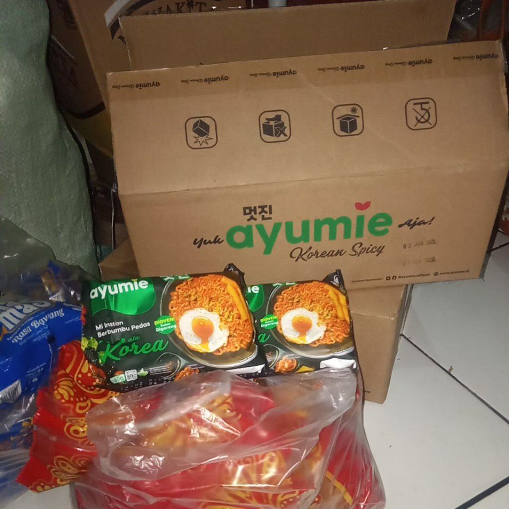 

AYUMIE MIE INSTAN yuk AYUMIE aja AYUMIE GORENG PEDAS MIE INSTAN KOREAN SPICY MIE OVEN